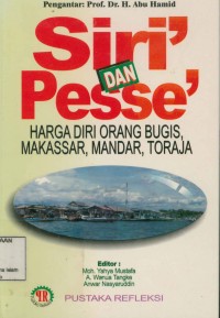 Image of Siri' dan Pesse' :Harga Diri Orang Bugis, Makassar, Mandar, Toraja